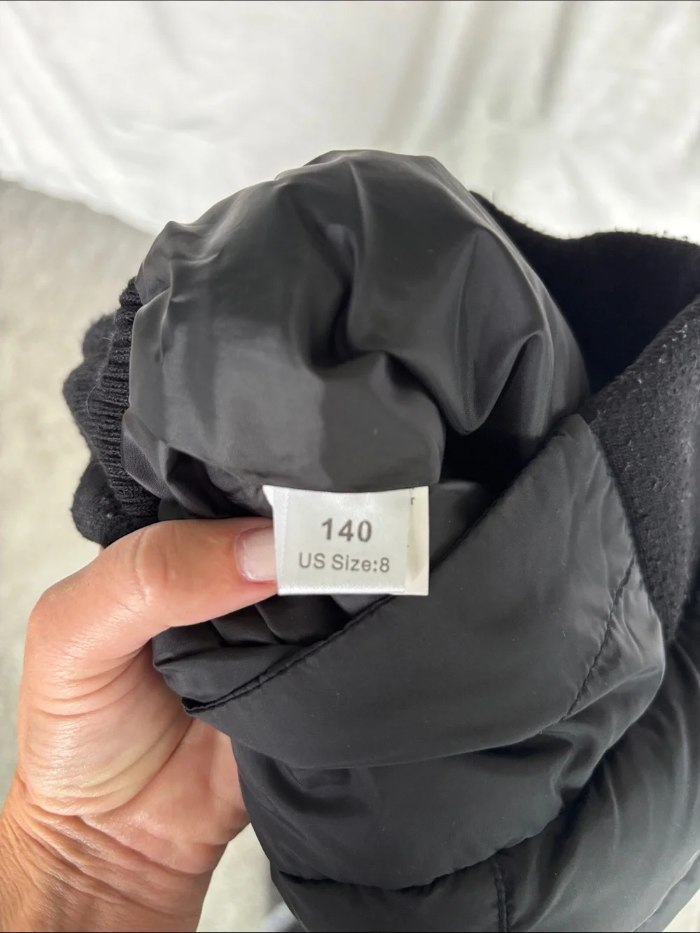Kids Black Quilted Puffer Pull on Snow Pants - Insulated